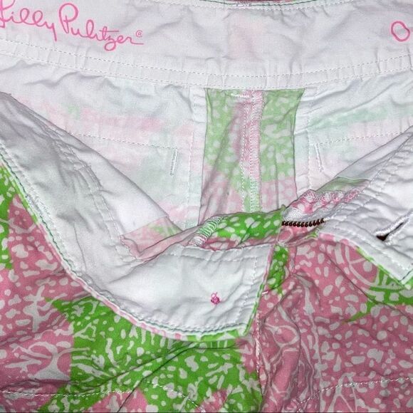 Lilly Pulitzer, Walsh Shorts Mimosa Citrus Chino Style Patterned Women’s Size 0 - Picture 4 of 8